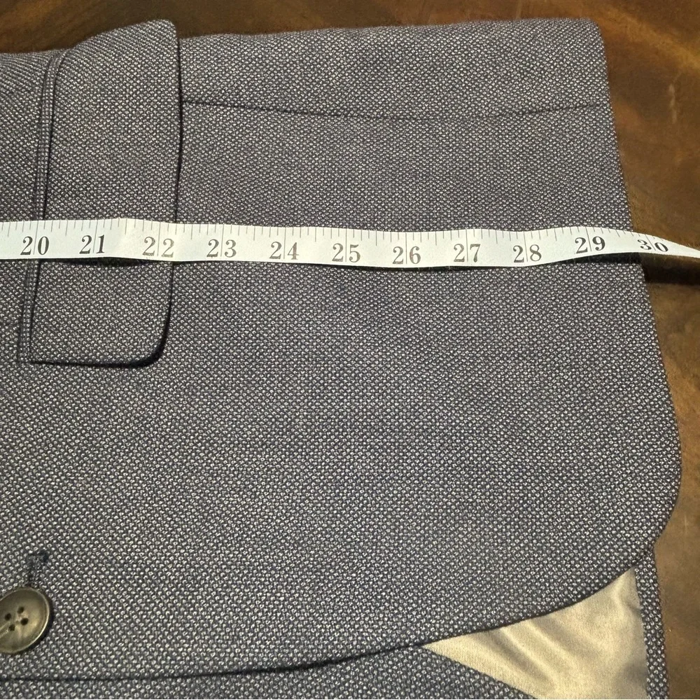 HAGGAR Sport Coat Slim Fit Blue Size 40 LONG